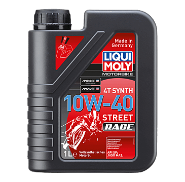 LIQUI MOLY MOTORBIKE 4T SYNTH 10W-40 STREET RACE 1L