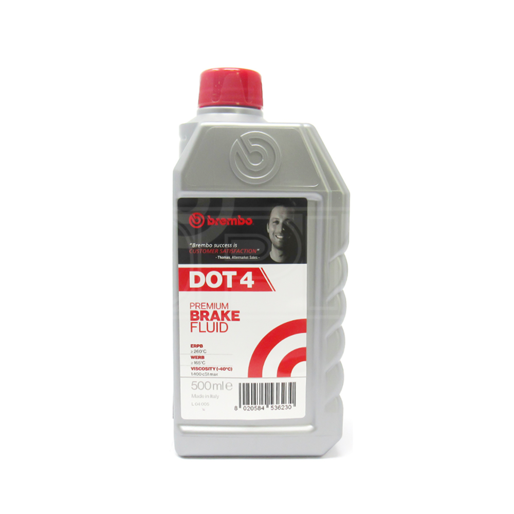 Brembo Brake Fluid Dot 4 L04005 500ML (Toyota, Nissan, Honda, Mitsubishi)